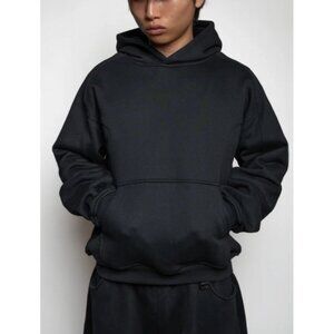 DSG Sport Fleece Size Medium Youth KIds Black Unisex Hoodie Pullover NWT $40 Dic